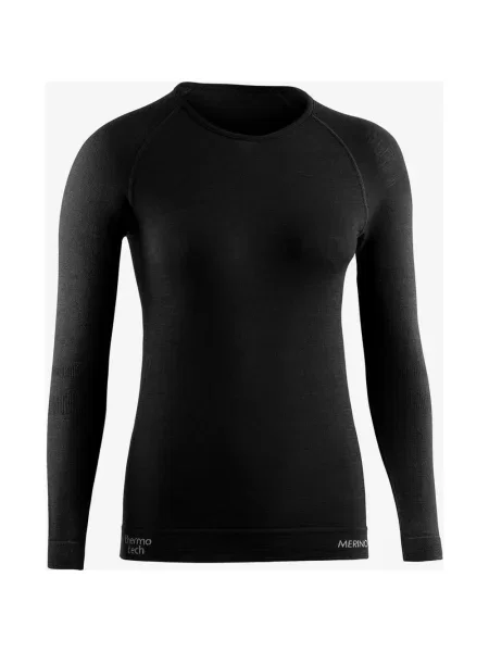 Koszulka z długim rękawem Lurbel Merino Dry S czarny