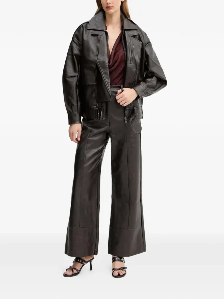 Pantaloni Bardot maro