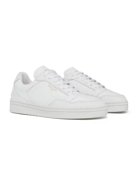 Sneakersy Mallet London skórzane białe