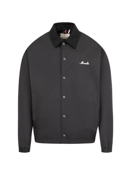 Jachetă cămașă Moncler cu autograf negru