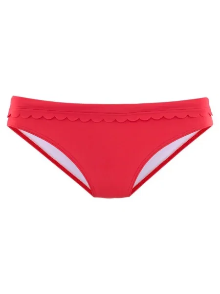 LASCANA Bikini hlačke Scallop' rdeča
