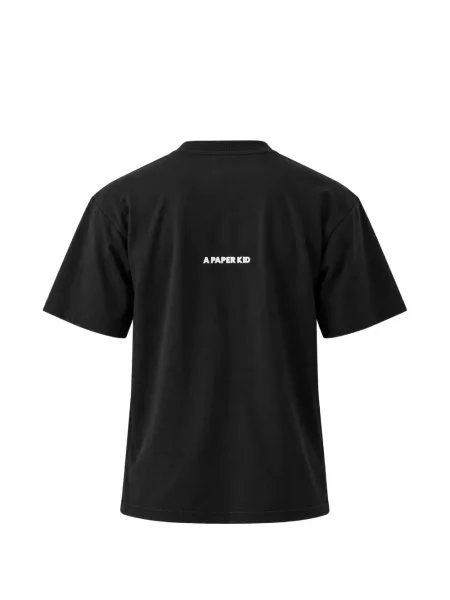 Tricou A Paper Kid cu imagine negru