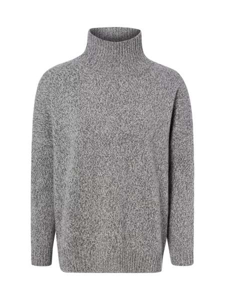 Weekend Max Mara bluzka z golfem z wełny dziewiczej Kobiety wełna ze strzyży M szary