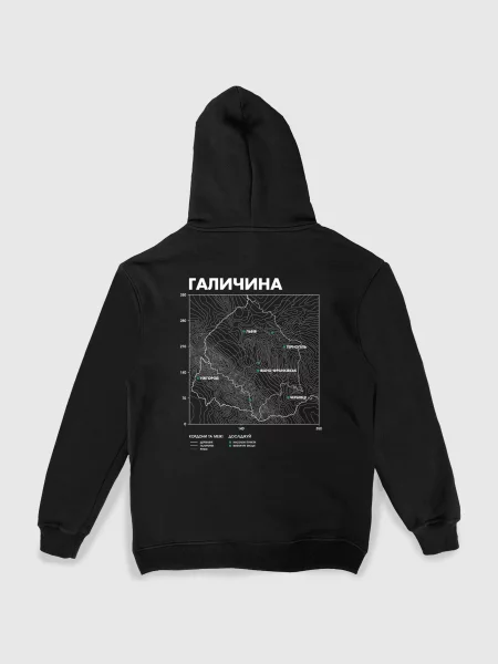 Худи Bezlad черное