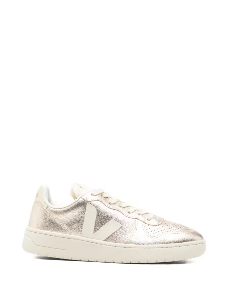 Sneakerși Veja V-10 auriu
