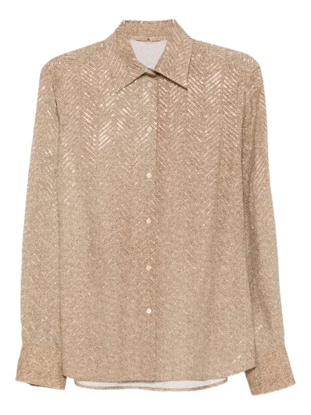 Długa koszula Ermanno Scervino w jodełkę