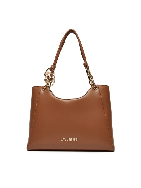 Kabelka Love Moschino hnedá