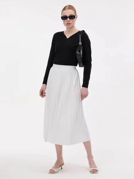 Fustă midi Orsay până la genunchi negru