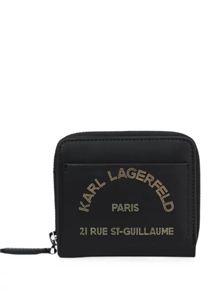Portofel Karl Lagerfeld cu imagine negru
