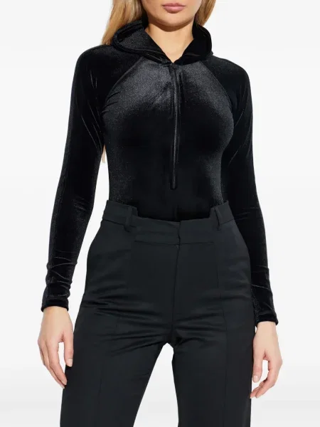 Body Vetements cu glugă negru