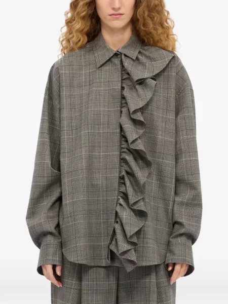 Cămașă Msgm în carouri gri