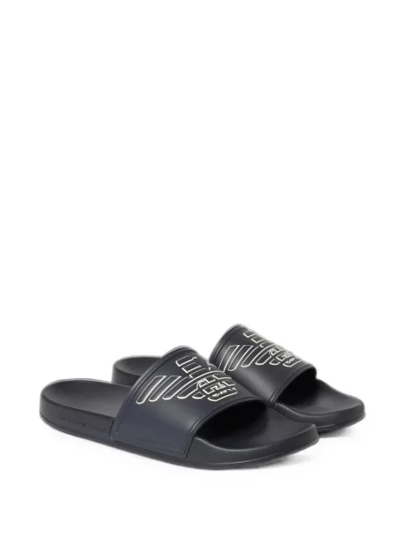 Papuci Emporio Armani cu imagine albastru