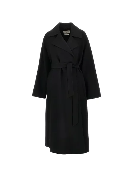 Cu centură palton Weekend Max Mara plic negru