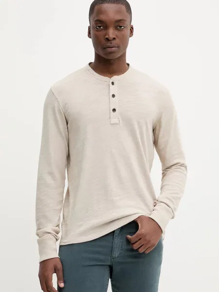 Tricou cu mânecă lungă Rag & Bone bej