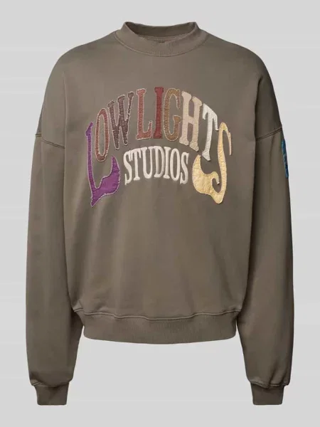 Bluza o kroju oversized z detalem z logo Low Lights Studios
