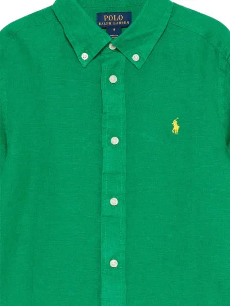 Koszula dziecięca Polo Ralph Lauren zielona