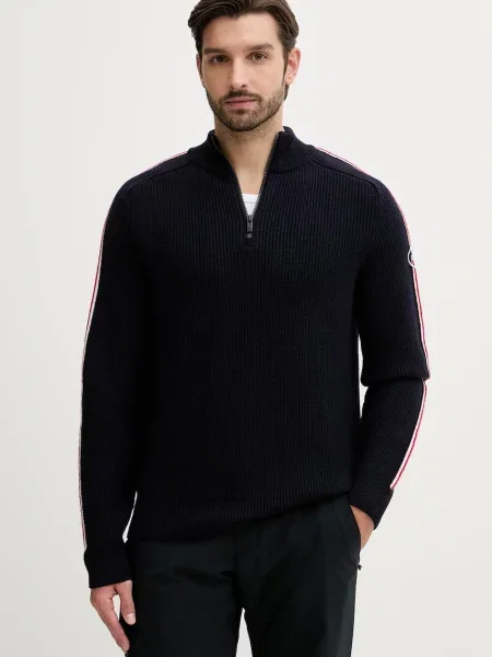 Fusalp pulover de lână Dorianau bleumarin