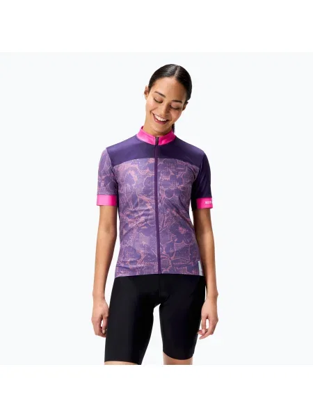 Tricou de ciclism pentru femei Endura Floral W bramble