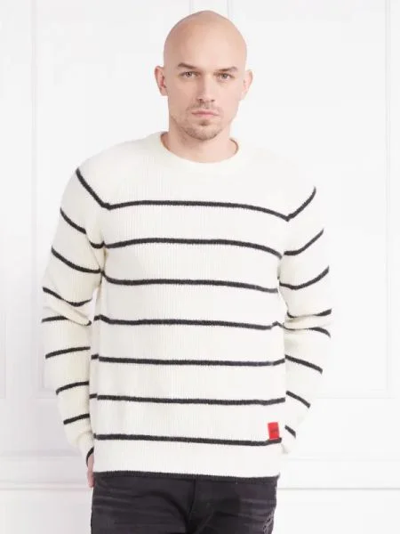 HUGO de lână pulover stom | bej