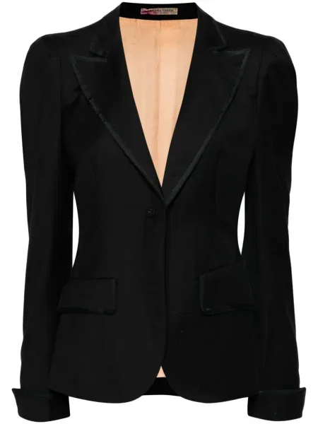 Sacou Bottega Veneta Pre-owned din satin negru