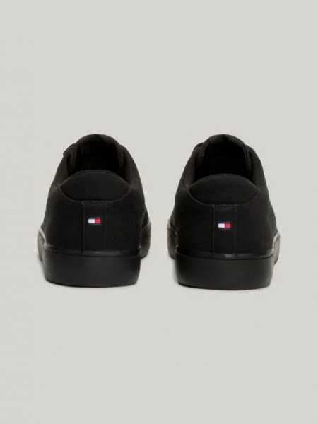 Pantofi Tommy Hilfiger din canvas negru