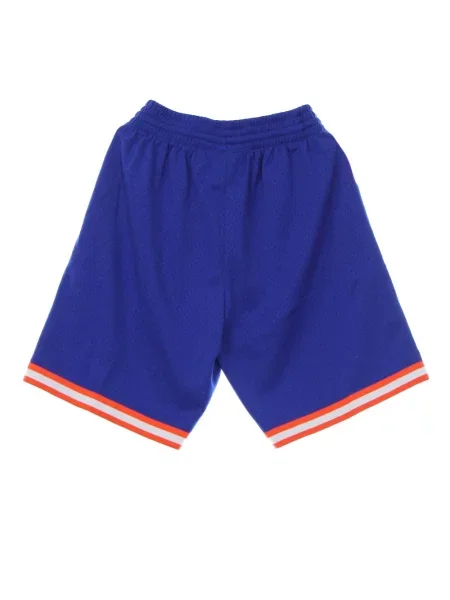 Spodenki sportowe Mitchell & Ness do koszykówki niebieskie