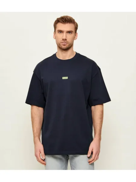 Hugo Blue Tricou Nalono | Relaxed fit albastru