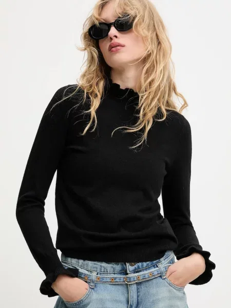 Answear.LAB pulover de cașmir light cu turtleneck negru