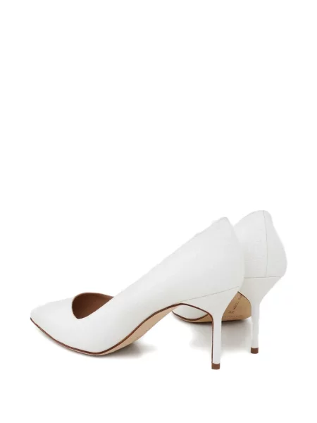 Pantofi cu toc Manolo Blahnik alb