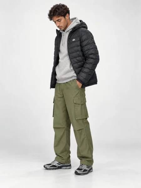 Geacă Quiksilver cu glugă negru