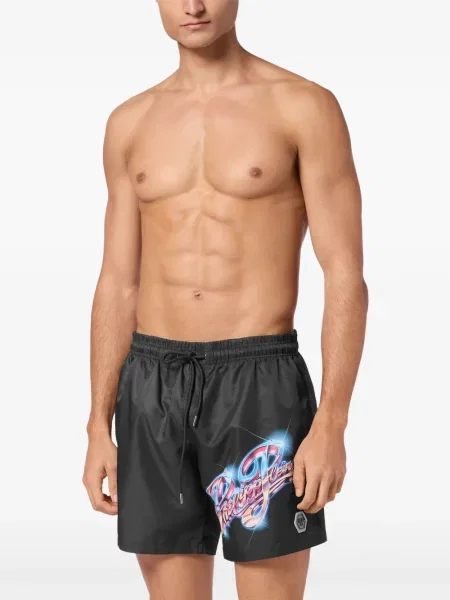 Slip de baie Philipp Plein negru