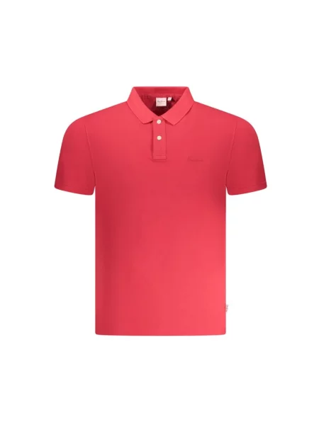 Polo Pepe Jeans z krótkim rękawem czerwone