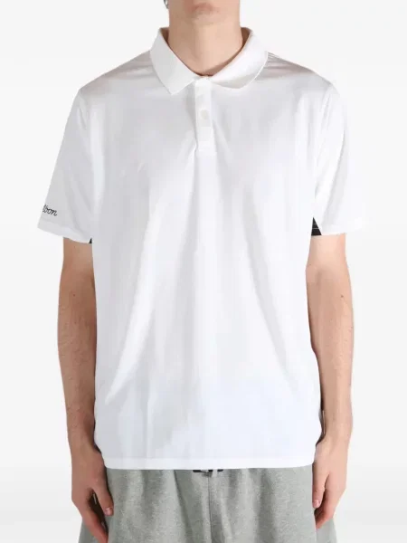 Golf tricou polo Malbon Golf alb