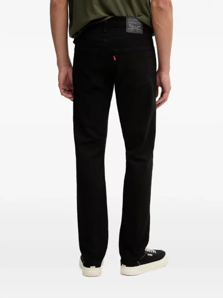 Карирани с яка дънки straight leg Levi's® с качулка синьо