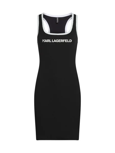 Karl Lagerfeld Obleka / bela črna