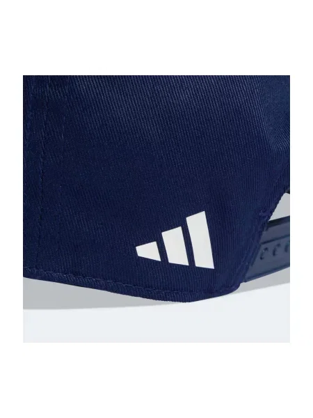 ADIDAS PERFORMANCE Sportska šilterica LINEAR tamno plava bijela