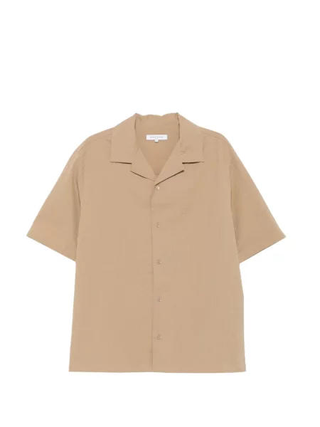 Scurt cămașă Maison Kitsune maro