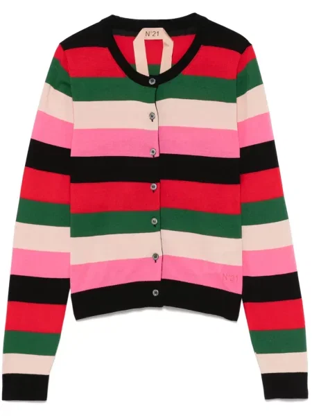 Cardigan N°21 cu dungi negru