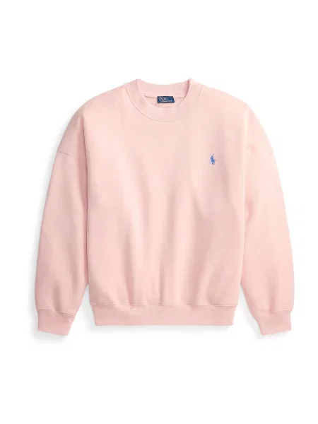 Hanorac din fleece Polo Ralph Lauren din fleece roz