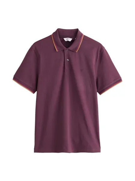Next Tricou portocaliu / burgundy / roşu închis roșu