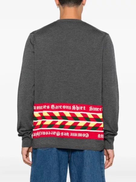 Pulover Comme Des Garçons Shirt de lână gri