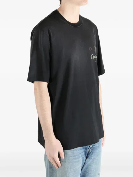 Tricou Amiri cu imagine negru