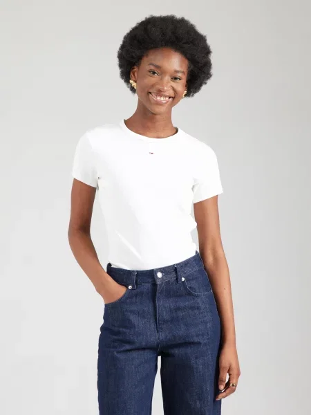 Majica Tommy Jeans bela