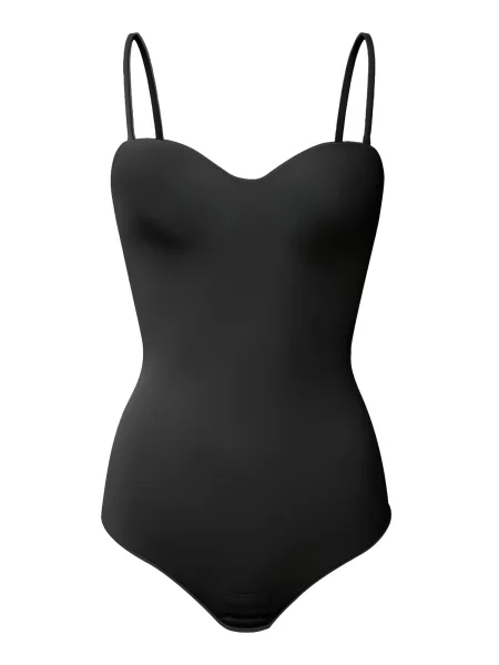 Cfab Bodi za oblikovanje Push-Up integrierter Bodysuit mit String' crna