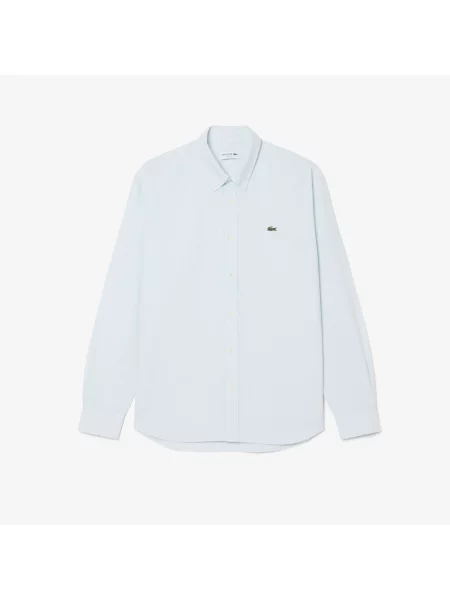 Lacoste Koszula Oxford Regular Fit niebieski