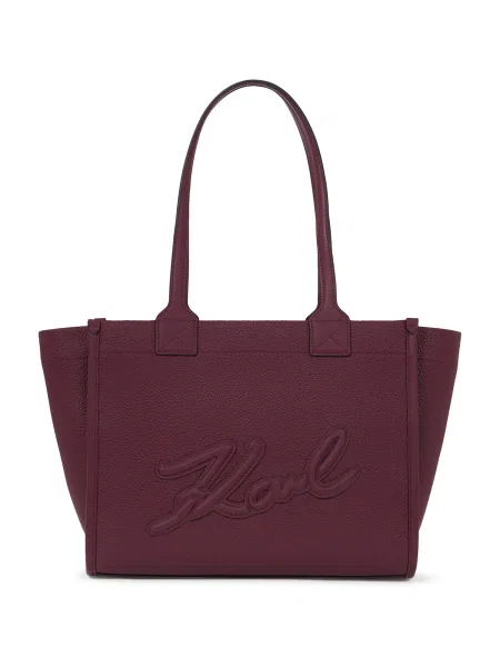 Geantă KARL LAGERFELD Vișiniu bordo