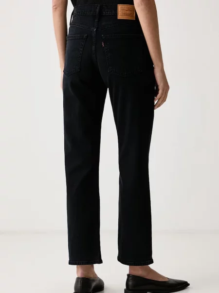 Levi's jeansy slim fit RIBCAGE SLIM czarne