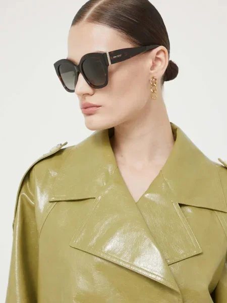 Sunčane naočale Jimmy Choo za žene smeđa