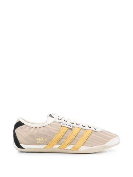 Geacă Adidas cu dungi alergare maro