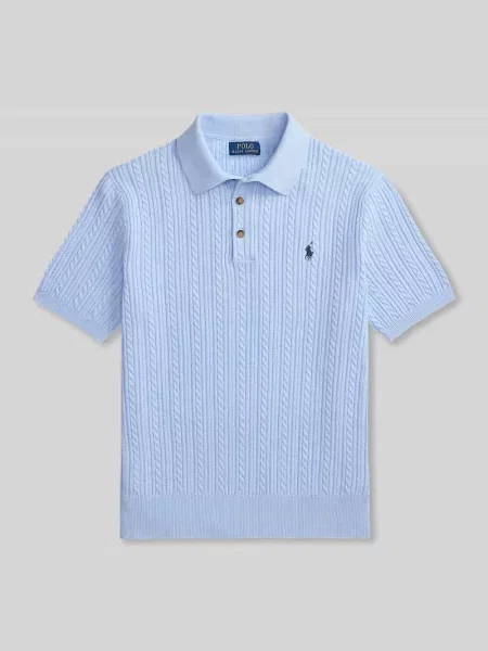 Koszulka polo o kroju slim fit z bawełnianej dzianiny Polo Ralph Lauren